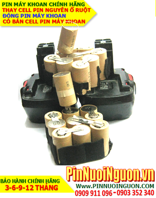 Pin sạc NiMh 12v 2000mAh; Pin máy khoan BOSCH 12v-2000mAh, Thay pin máy khoan BOSCH 12V-2000mAh 